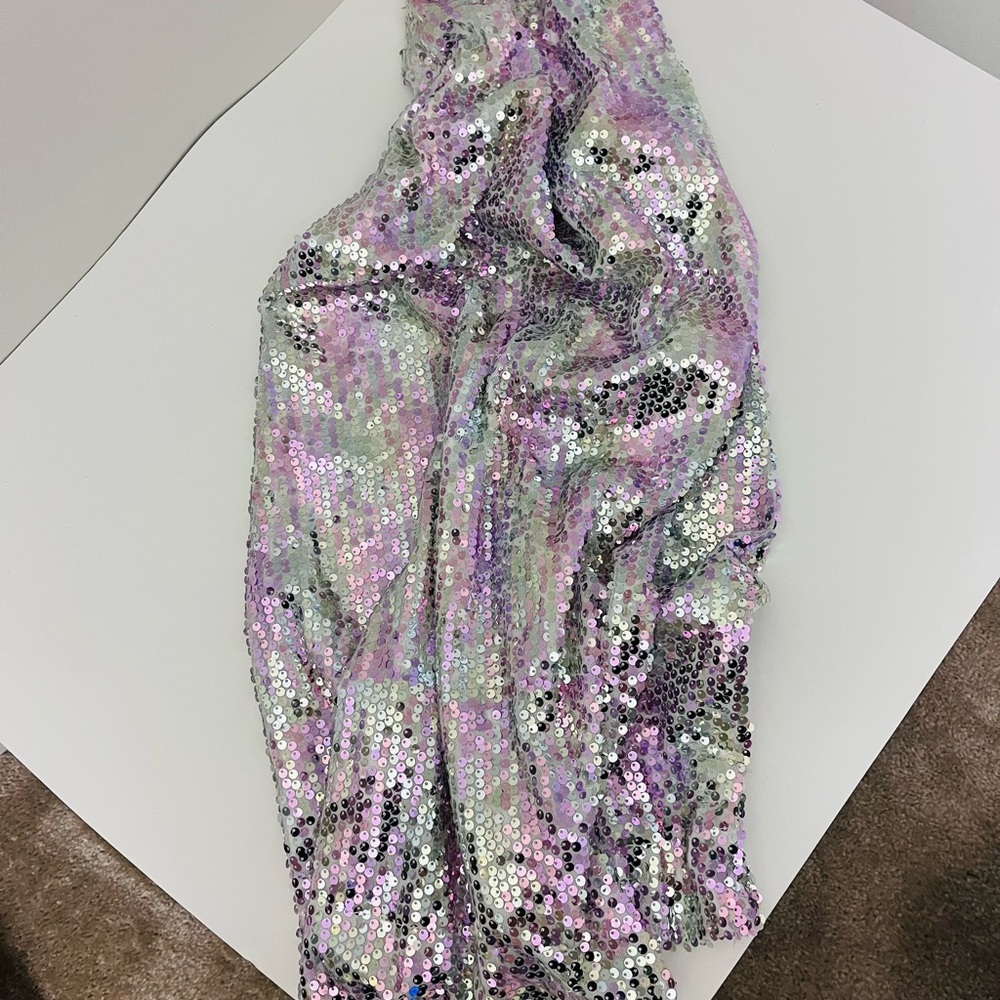 Women’s Sequin Party Evening Dress Large Cocktail Holiday Special Occasion - Picture 4 of 4
